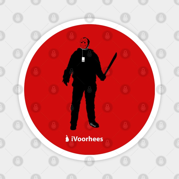 iVoorhees Magnet by KristjanLyngmo